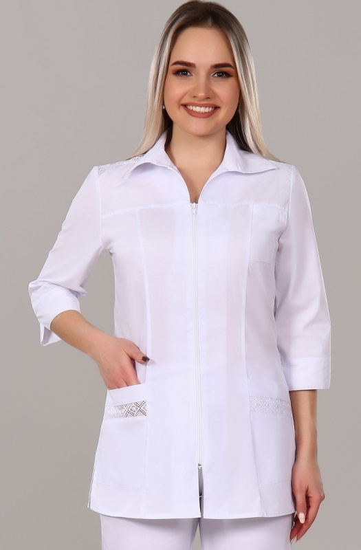 Куртка женская  131 ТС. Цвет: белый